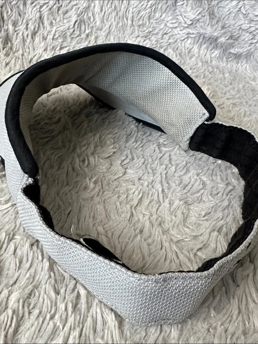 Jordan Gray 7 1/4 fitted Hat & Gray 23 Visor